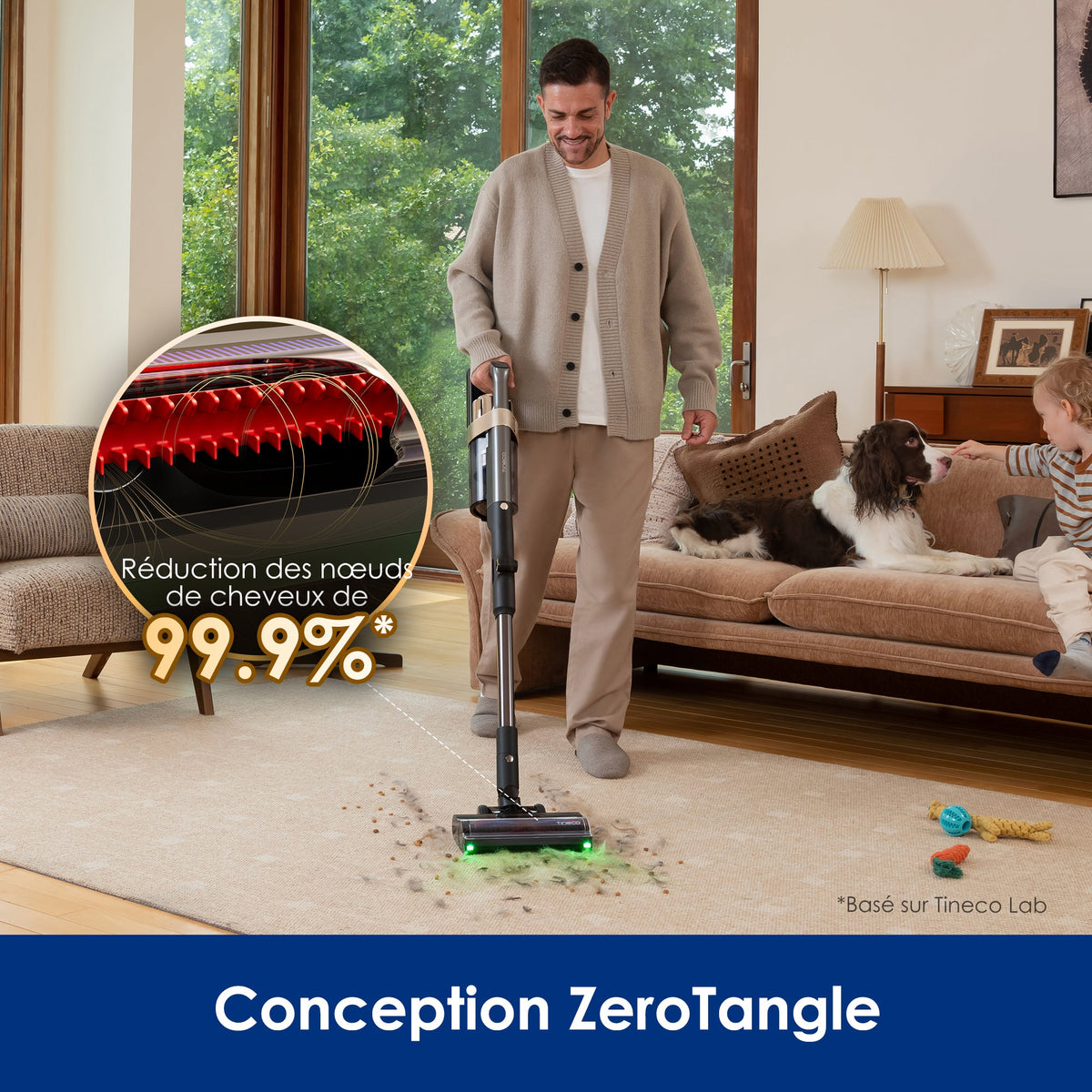 Tineco PURE ONE A90S Aspirateur Balai Sans Fil