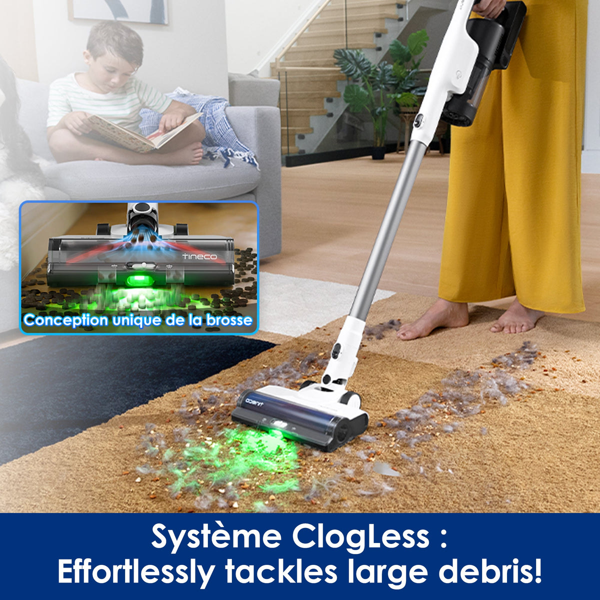Tineco PURE ONE Station 5 PLUS Aspirateur Sans-Fil Intelligent