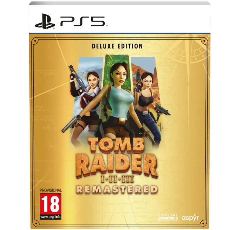 Tomb Raider I-III Remastered Starring Lara Croft Deluxe Edition PS5