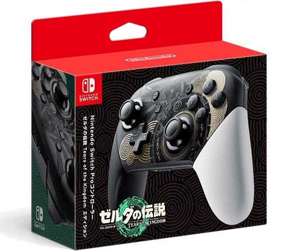 Manette Nintendo Switch Pro-manette Édition limitée The Legend of Zelda: Tears of the Kingdom (JP)
